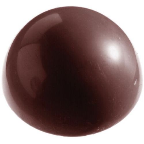 Plaque chocolat de 24 empreintes demi sphères - Matfer