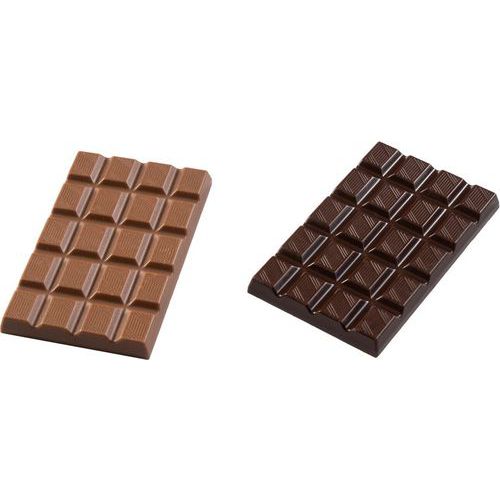 Plaque chocolat pour 4 mini-tablettes de 20 carrés - Matfer