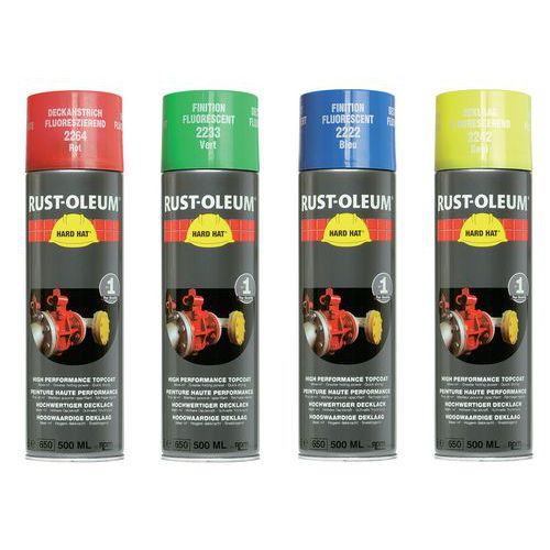 Aérosol de finition Hard Hat fluorescente - Rust-Oleum