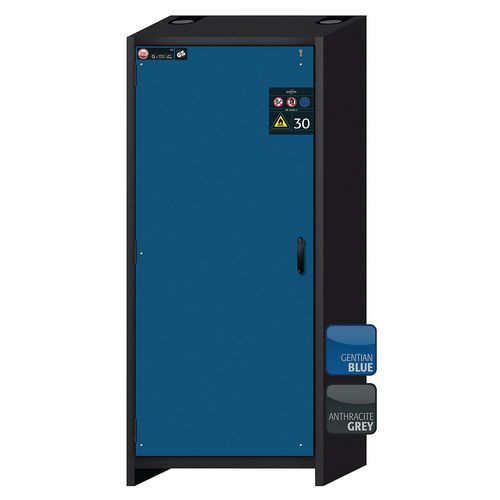 Armoire de sécurité Q-CLASSIC-30 Gris/Bleu RAL 5010 - asecos