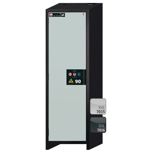 Armoire Q-CLASSIC-90 - Bac de rétention - 599mm - Asecos