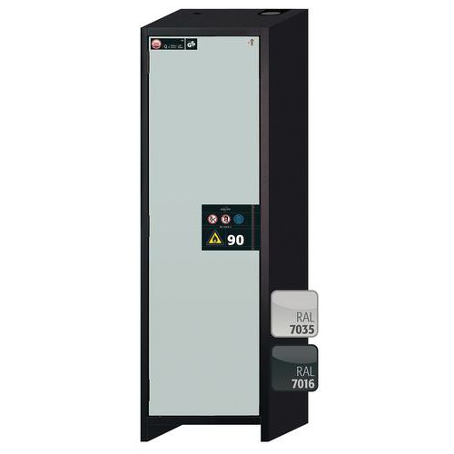 Armoire de sécurité Q-PEGASUS-90 Gris/Gris clair RAL 7035 - asecos