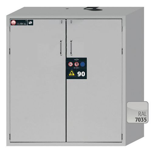 Armoire S-CLASSIC90 - Bac de rétention - 1268x1196mm - Asecos