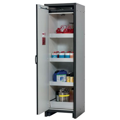 Armoire de sécurité Q-CLASSIC-30 Gris/Bleu RAL 5010 - asecos
