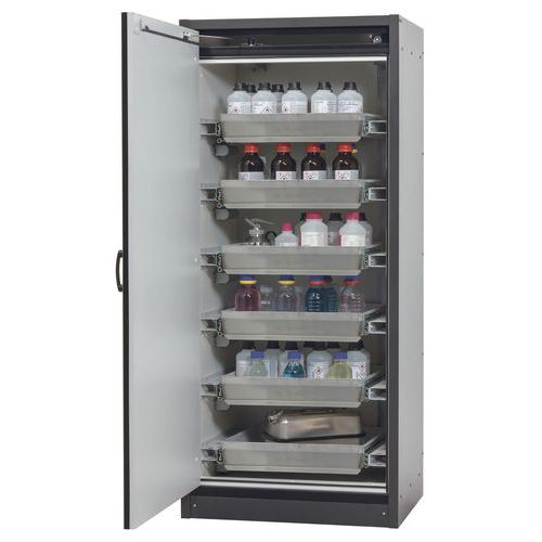 Armoire de sécurité Q-CLASSIC-30 Gris/Vert RAL 6011 - asecos