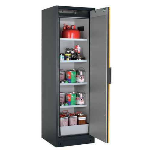 Armoire de sécurité Q-PEGASUS-90 Gris/Jaune RAL 1004 - asecos