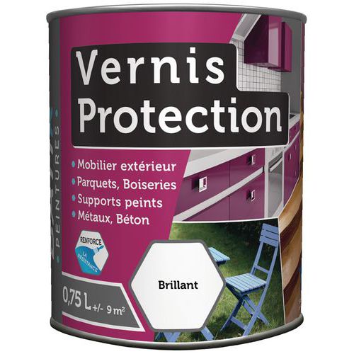 Vernis de protection brillant 0,75 - 2,5 L - Batir Vernis de protection brillant 0,75 - 2,5 L - Batir