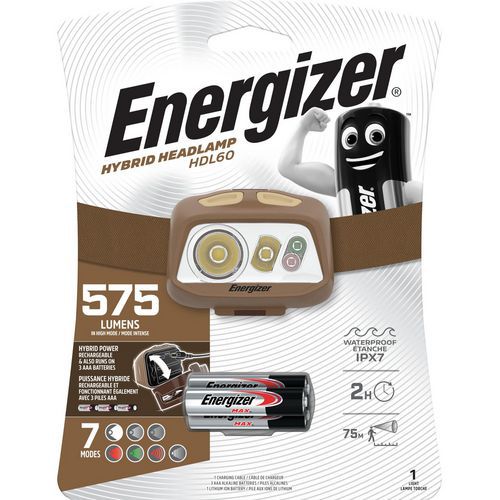 Lampe Frontale HDL60 - 575 Lumens - Energizer
