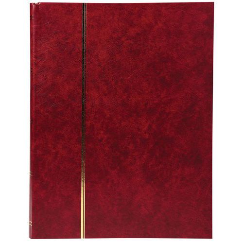 Album de timbres simili-cuir pages noires