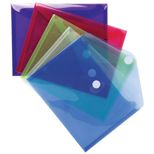 Mini pochettes-enveloppes polypropylène - A5