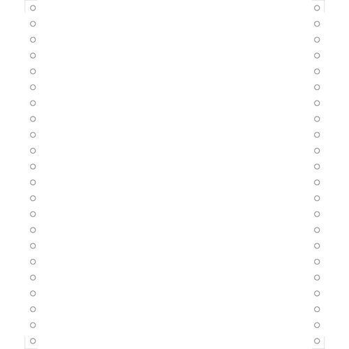 Feuilles listing blanc 240x11 1pli bandes détachables 80g