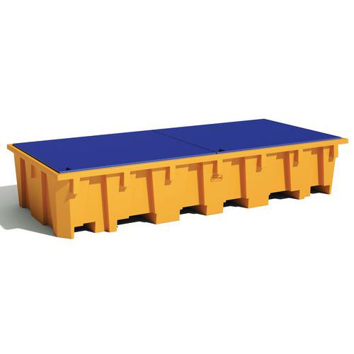 Bac de rétention pour 3 IBC - 1650 L - Manutan Expert