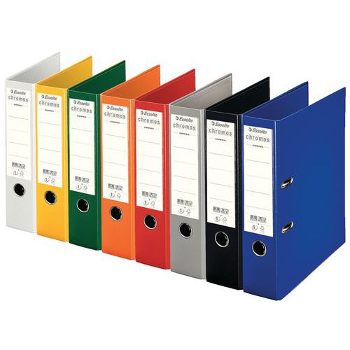 Classeur à levier en polypropylène A4 - Dos 80 mm - Vif - Esselte