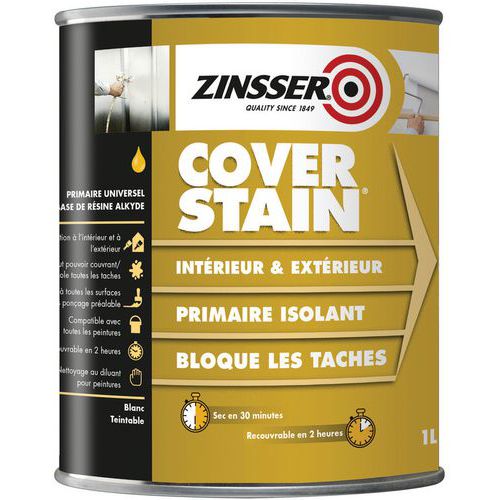 Primaire isolant intérieur et extérieur  CoverStain - Zinsser