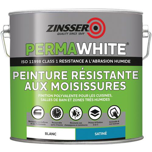 Peinture intérieure antimoisissure - PermaWhite - Zinsser