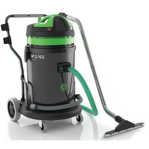 Aspirateur eau et poussière 2 moteurs 2600W cuve plastique 62L_ICA Aspirateur eau et poussière 2 moteurs 2600W cuve plastique 62L_ICA