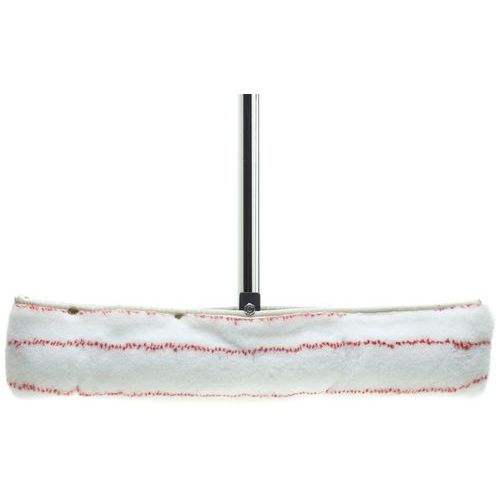 Balai applicateur de cire 42cm + manche chrome_ICA Balai applicateur de cire 42cm + manche chrome_ICA