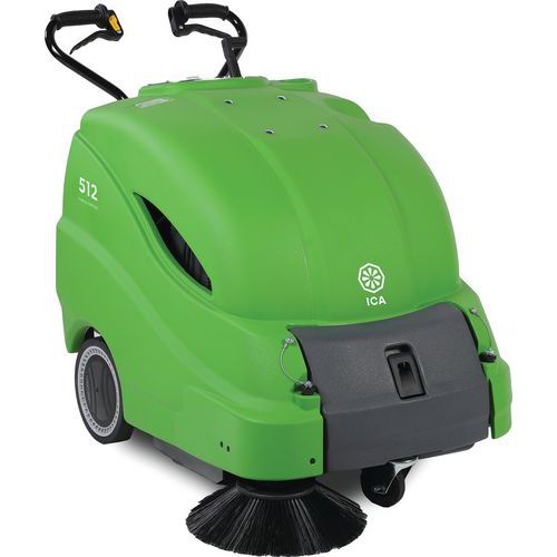 Balayeuse électrique tractée de 700mm de largeur de travail_ICA Balayeuse électrique tractée de 700mm de largeur de travail_ICA