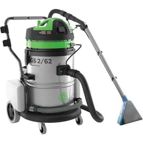 Injecteur extracteur 2400W avec pompe gros débit cuve inox 62L_ICA Injecteur extracteur 2400W avec pompe gros débit cuve inox 62L_ICA