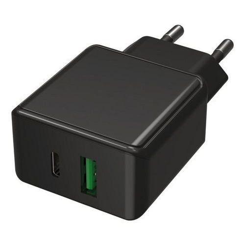 Chargeur secteur 2 ports USB C quick charge + type-C PD - Dacomex
