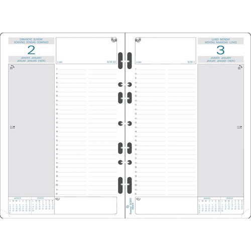 Recharge Exatime 21 journalier 1er semestre - Exacompta