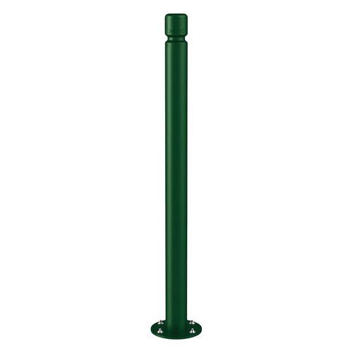 Potelet inclinable amortichoc Agglo - zinc - Procity