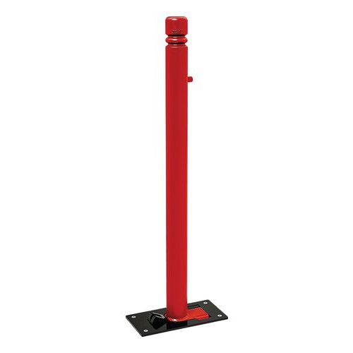 Potelet rabattable Solibloc Ø 76 mm pommeau City - Procity