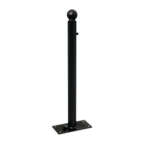 Potelet rabattable Solibloc Ø 76 mm pommeau Boule - Procity
