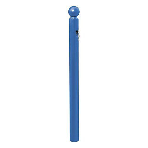 Potelet amovible primabloc 3 clés identiques Boule - zinc - Procity