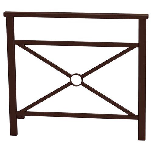 Barrière Venise structure simple croix - zinc - Procity