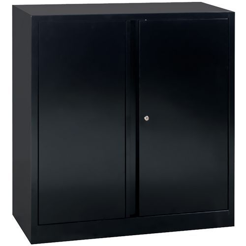 Armoire basse à portes battantes à monter - Largeur 100 cm - Manutan Expert