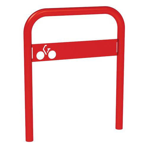 Support vélos trombone avec signalétique scellement direct - Procity