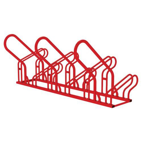 Support vélos Optimum 6 places avec arceaux antivol - galva - Procity