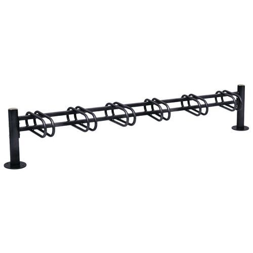 Support vélos Province simple face 6 places pommeau inox - Procity