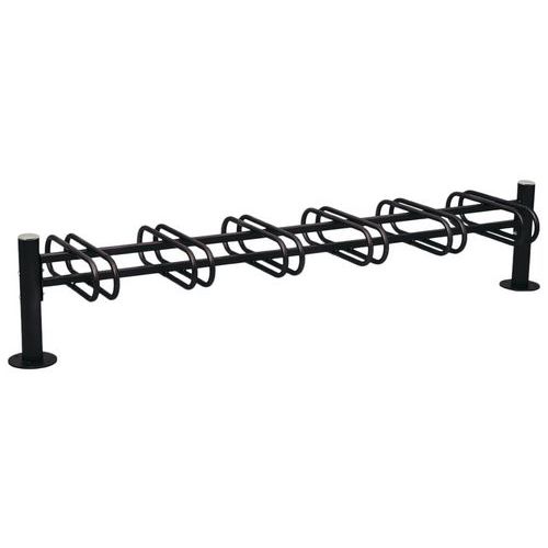 Support vélos Province double face 12 places pommeau inox - Procity
