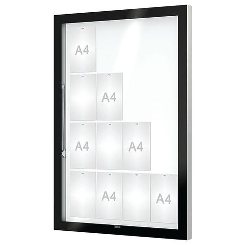 Vitrine Edge murale épaisseur 80 mm - Procity