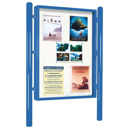 Panneau vitrine Carrefour double face - Procity