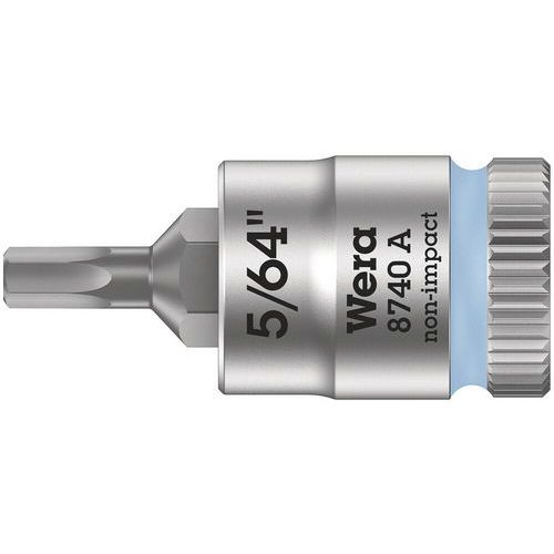 Douille-embout 6 pans 1/4 - 8740 A - Wera