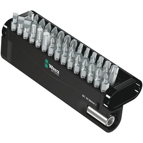 Etui d'embouts 30 pièces - Bit-Check 30 Metal 1 - Wera Etui d'embouts 30 pièces - Bit-Check 30 Metal 1 - Wera
