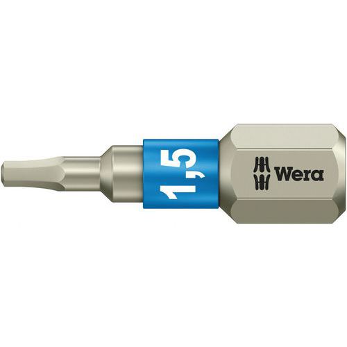 Embout Hex-Plus acier inox - 3840/1 TS - Wera