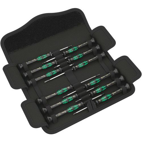 Jeu tournevis 12 pièces - Kraftform Micro 12 Universal 1 - Wera Jeu tournevis 12 pièces - Kraftform Micro 12 Universal 1 - Wera