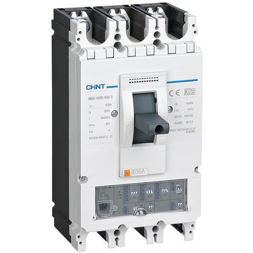 Disjoncteur à Boîtier Moulé électronique 3P 630A/630A R 150kA_Chint Disjoncteur à Boîtier Moulé électronique 3P 630A/630A R 150kA_Chint