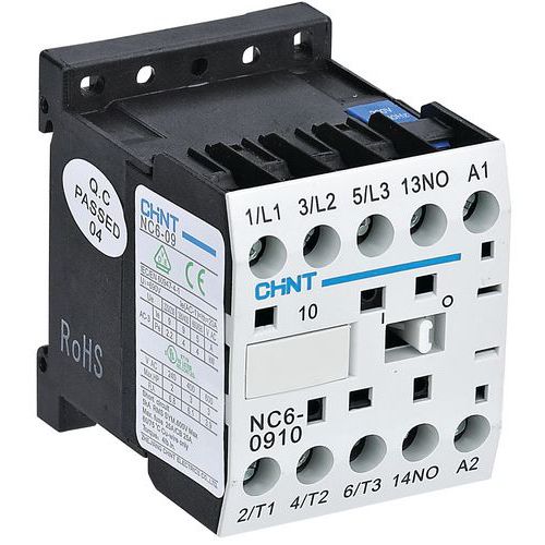 Mini-contacteur 3P 9A/AC3 1NO 230Vca_Chint