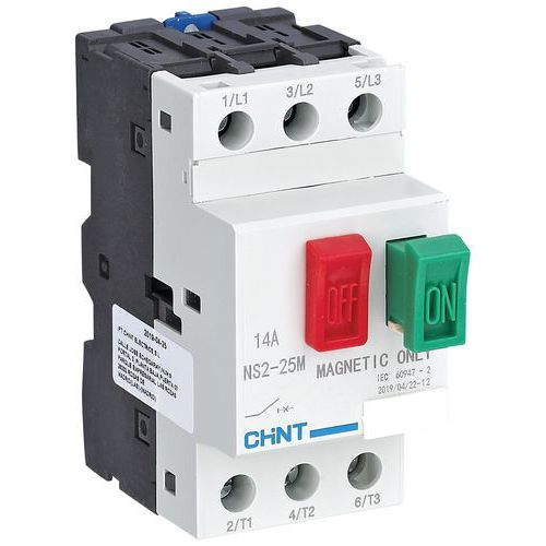 Disjoncteur Moteur Magnétique 14A_Chint