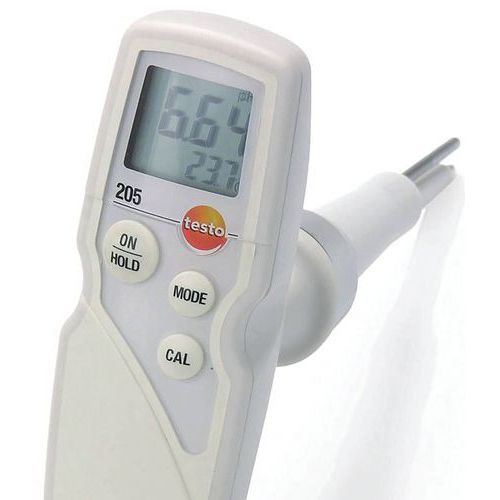 Appareil de mesure du pH et de la température - Testo 205 Appareil de mesure du pH et de la température - Testo 205