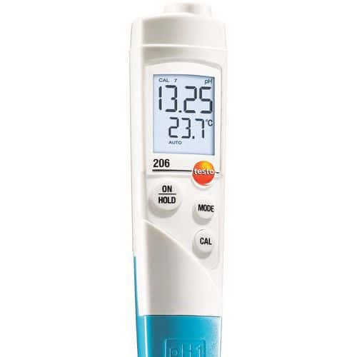 Appareil de mesure du pH et de la température Testo 206 pH 1