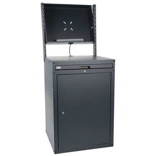 Armoire informatique fermée avec plateau Modulinfo - Sofame Armoire informatique fermée avec plateau Modulinfo - Sofame