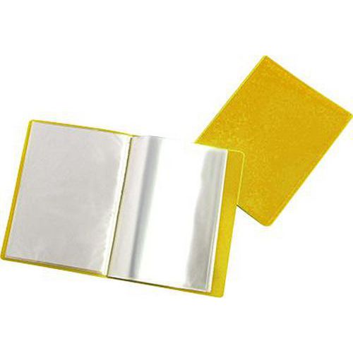 Reliure plastique 20 volets transparents A4 - Purple
