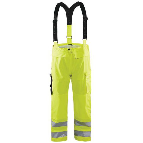Pantalon de pluie haute visibilité niveau 3 fluorescent