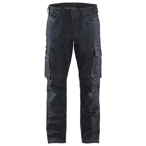 Pantalon services denim/stretch 2D marine